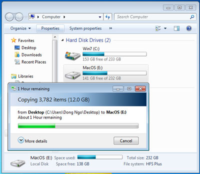 Paragon HFS+